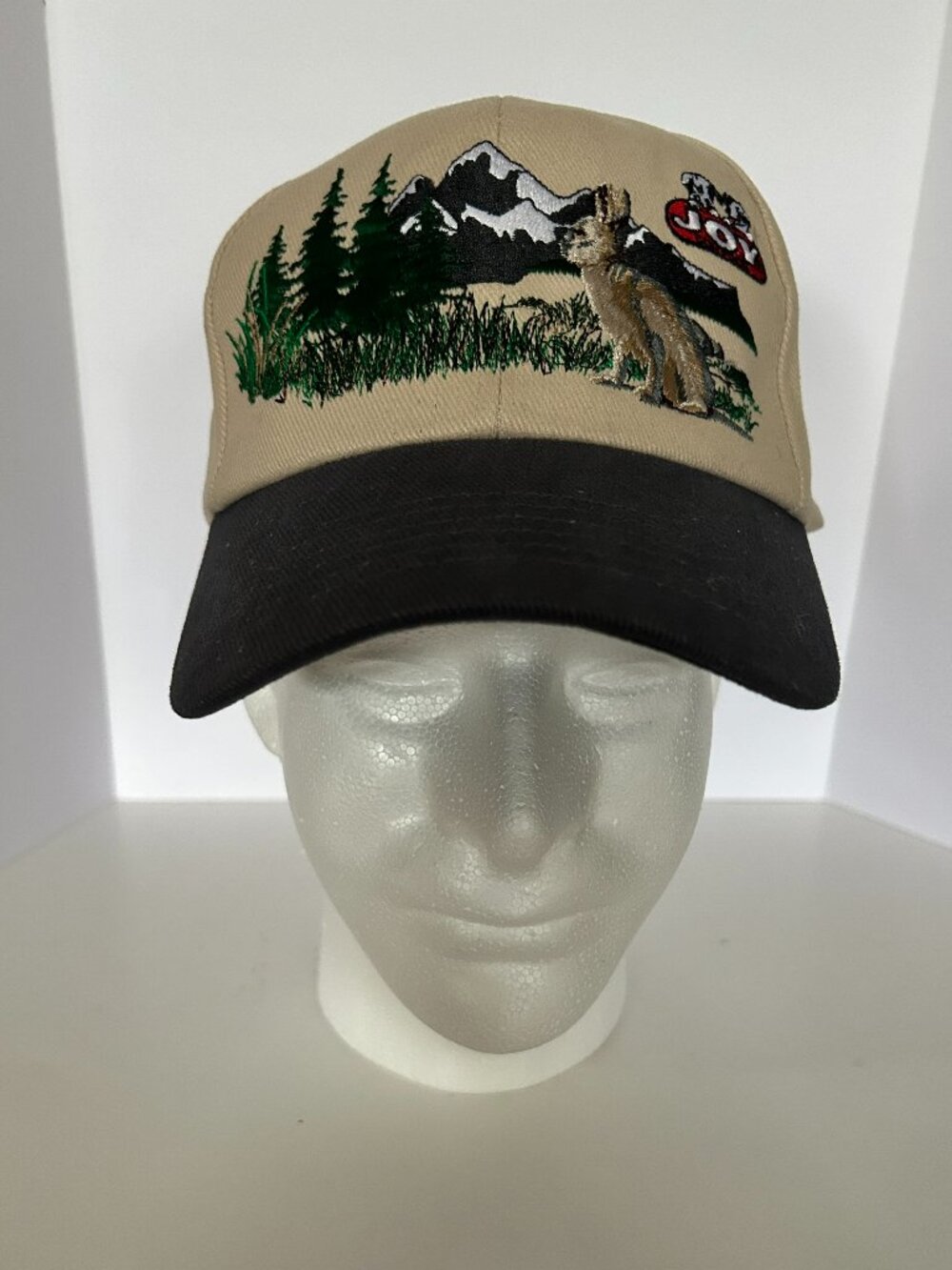 Vintage Joy Dog Food Promo Hat Embroidered Rabbit Total Sales & Marketing